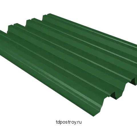 Профнастил Н75 зелёный RAL 6002 0,65 мм