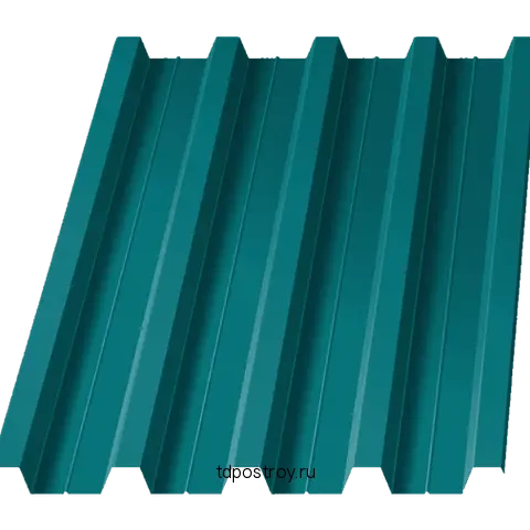 Профнастил Н60 бирюзовый RAL 5021 0,7 мм