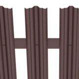 Штакетник Twin 0.4 мм двусторонний полимерный RAL 3005