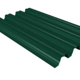 Профнастил Н75 зелёный мох RAL 6005 0,65 мм